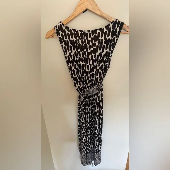 A Pea in the Pod Dress Size S. Brown and white - Picture 2 of 8